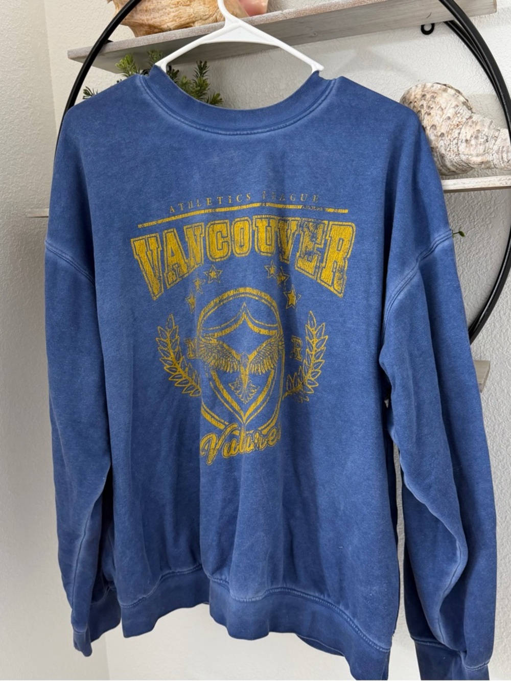 Divided Blue Vancouver Graphic Crewneck Sweatshirt